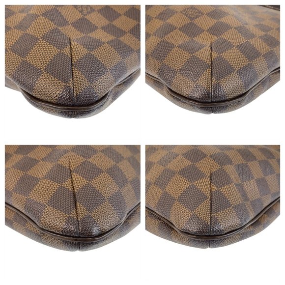 LOUIS VUITTON Damier Bloomsbury PM Brown Gold Hardware Leather N42251 Shoulde... - Picture 4 of 10
